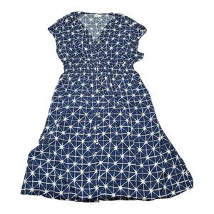 Sonoma Smocked Midi Plus Dress Flowy Size 4X